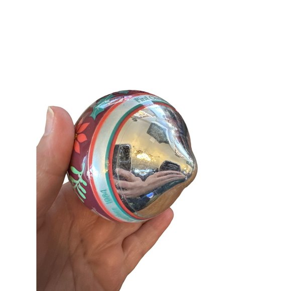 Hallmark 1st Christmas Together Keepsake Ornament Glass Ball Vintage 1984 - Picture 7 of 7